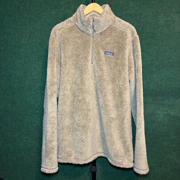 Patagonia Other - Patagonia Teddy Fleece Quarter-Zip Pullover - Tan